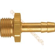 Króciec mosiężny do węża 3/8" x 6mm