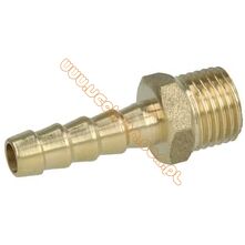 Króciec mosiężny do węża 1/4