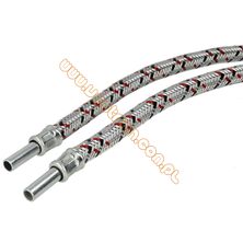 Przewód olejowy prosty 8x8x30mm 500mm (bez gwintu)