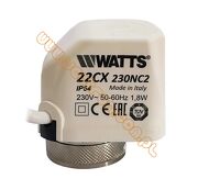 Watts 22CX230NC2 - kompaktowy siłownik elektrotermiczny ON/OFF