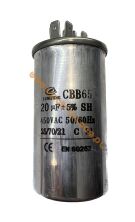 Kondensator CBB65 - 20,0  µF 450V (metalowy)