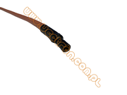 Kabel silikonowy WN fi7,00x 300mm zacisk 4,0mm