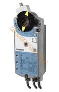 Siemens GBB166.1E Siłownik obrotowy bez sprężyny powrotnej, 25 [Nm], 0..10 [V], 24 [V] AC, 150 [s], 2 styki pomocnicze
