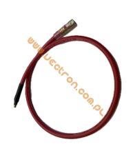 Kabel zapłonowy fi7-610 mm zacisk 4,0 x 6,3 silikon