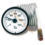 Termometr TG 0-120°C Ø52mm (Ø57) kapilara 1,5m