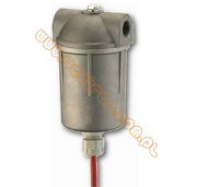 FAG 20221 - filtr oleju 100 µm 3/8"x3/8" - z podgrzewaczem 100W